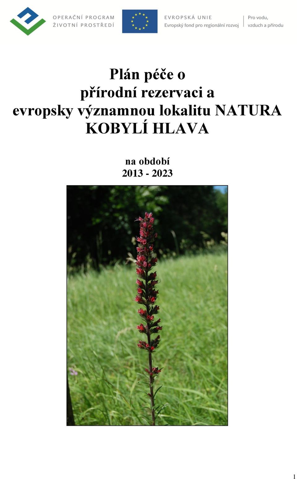 významnou lokalitu NATURA