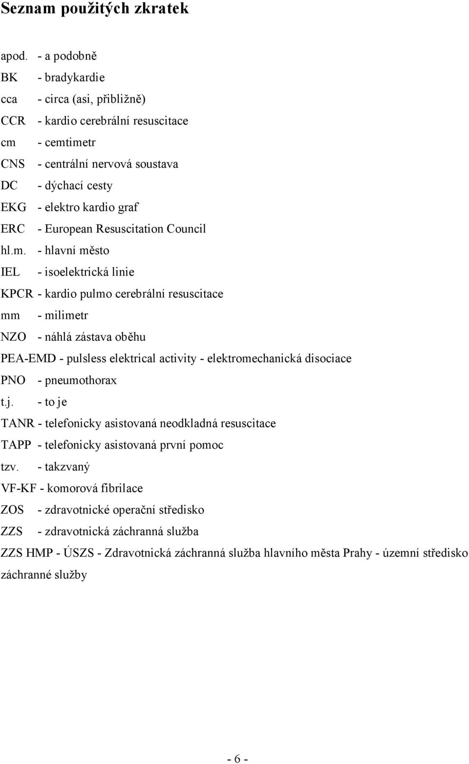 European Resuscitation Council hl.m.