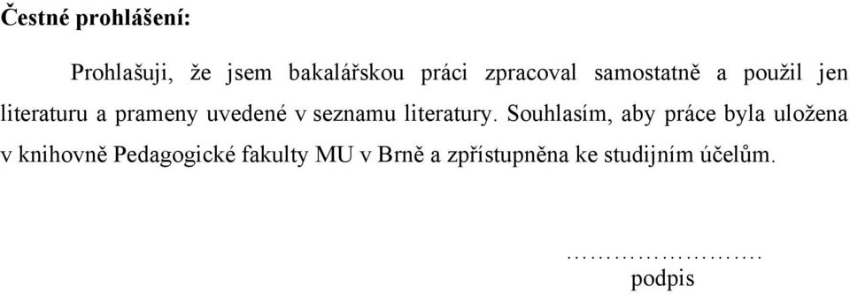 seznamu literatury.