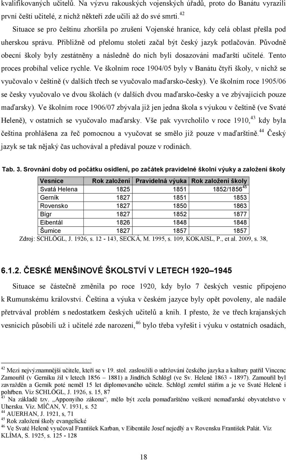 Původně obecní školy byly zestátněny a následně do nich byli dosazováni maďarští učitelé. Tento proces probíhal velice rychle.