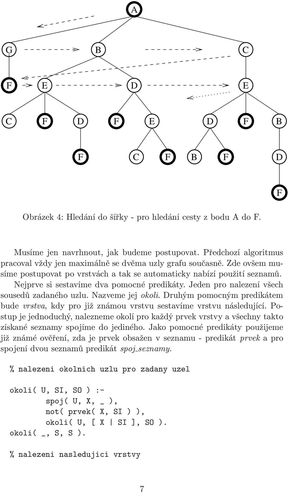 ruhým pomocným predikátem bude vrstva, kdy pro již známou vrstvu sestavíme vrstvu následující.