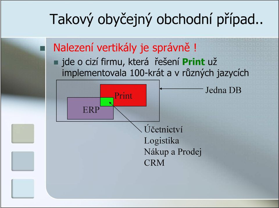 jde o cizí firmu, která řešení Print už