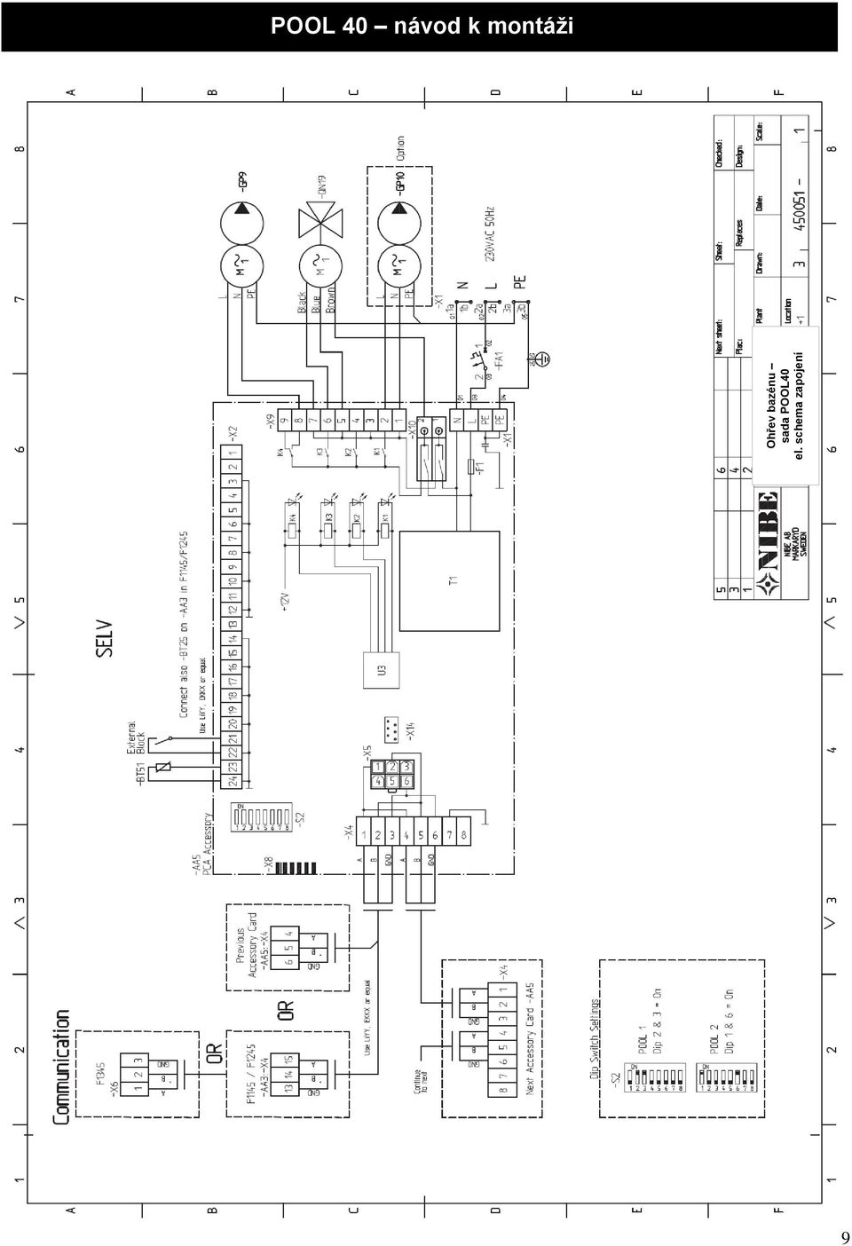 schema zapojení