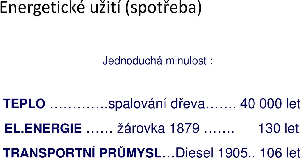 40 000 let EL.ENERGIE ENERGIE žárovka 1879.