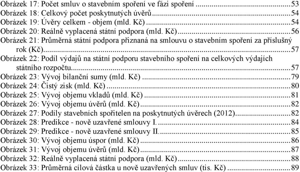 .. 57 Obrázek 22: Podíl výdajů na státní podporu stavebního spoření na celkových výdajích státního rozpočtu... 57 Obrázek 23: Vývoj bilanční sumy (mld. Kč)... 79 Obrázek 24: Čistý zisk (mld. Kč)... 80 Obrázek 25: Vývoj objemu vkladů (mld.