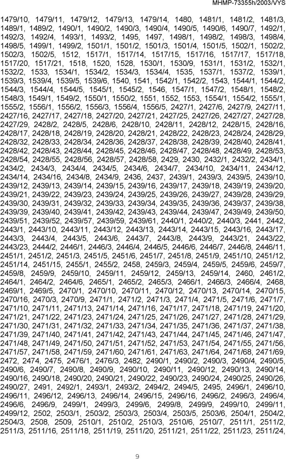 1517/21, 1518, 1520, 1528, 1530/1, 1530/9, 1531/1, 1531/2, 1532/1, 1532/2, 1533, 1534/1, 1534/2, 1534/3, 1534/4, 1535, 1537/1, 1537/2, 1539/1, 1539/3, 1539/4, 1539/5, 1539/6, 1540, 1541, 1542/1,