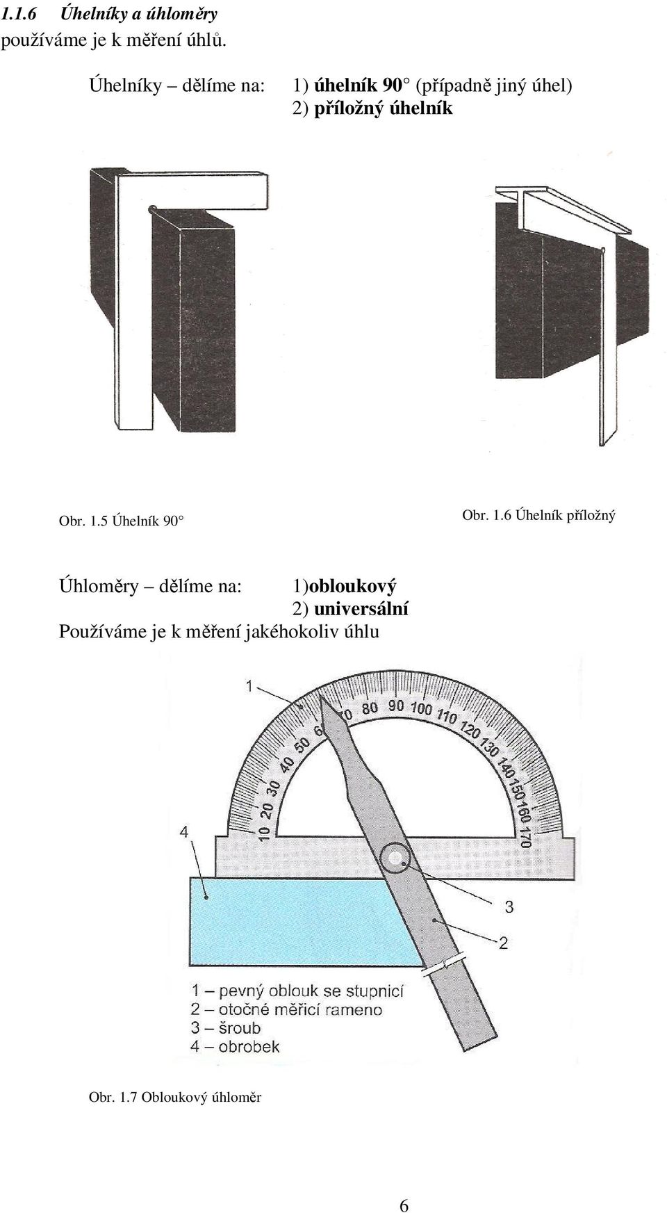úhelník Obr. 1.