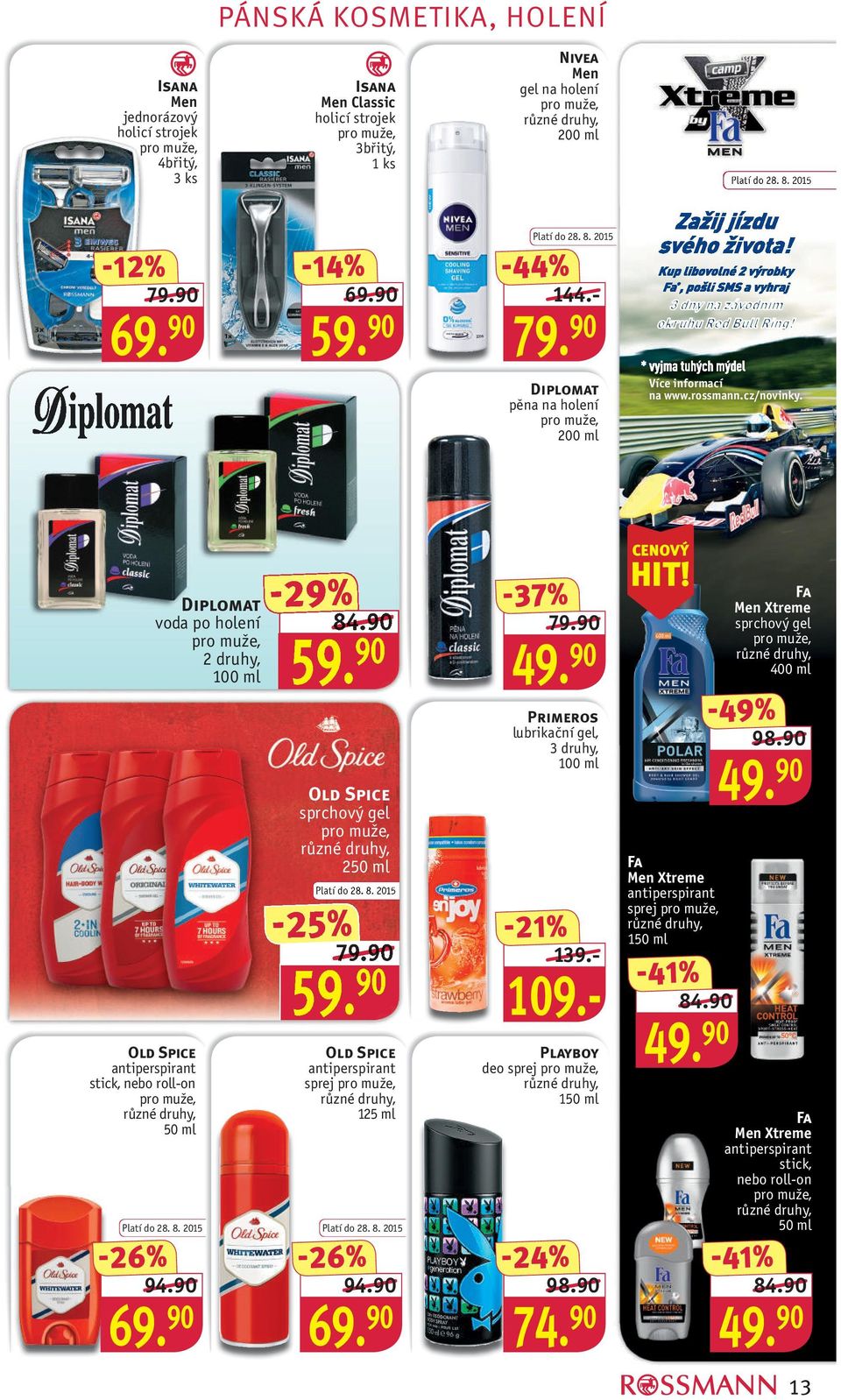 90 Old Spice sprchový gel 2 Old Spice antiperspirant sprej 125 ml 94.90 94.90-37% Primeros lubrikační gel, 100 ml -21% 139.- 109.- Playboy deo sprej 1-24% 98.