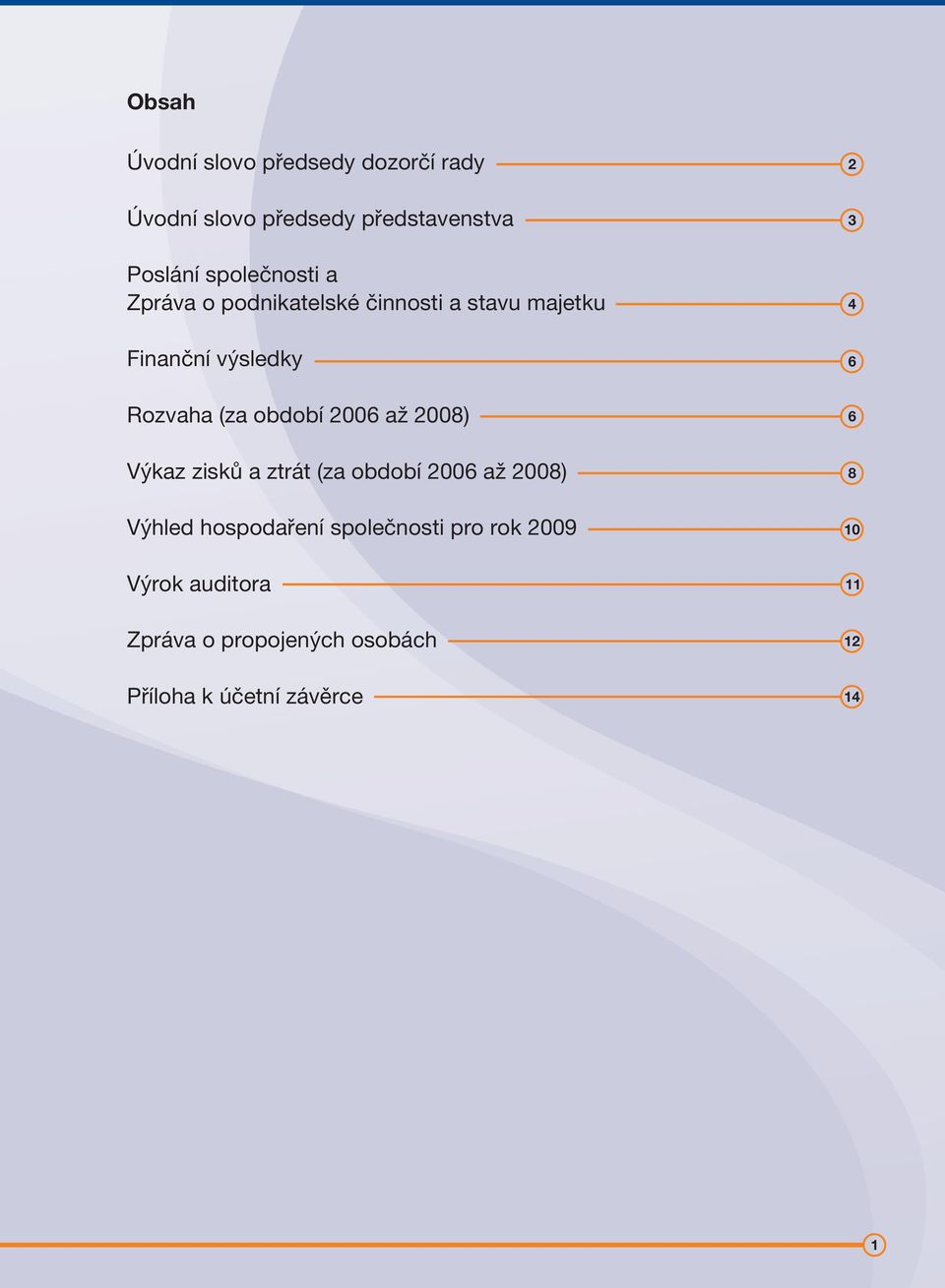 období 26 až 28) Výkaz zisků a ztrát (za období 26 až 28) Výhled hospodaření společnosti pro