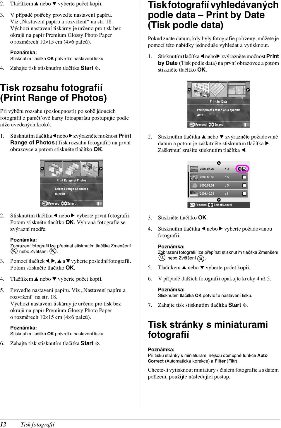 Zahajte tisk stisknutím tlačítka Start x.