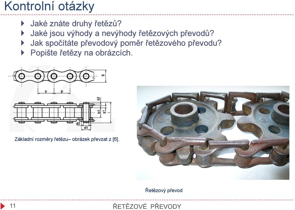 Jak spočítáte převodový poměr řetězového převodu?