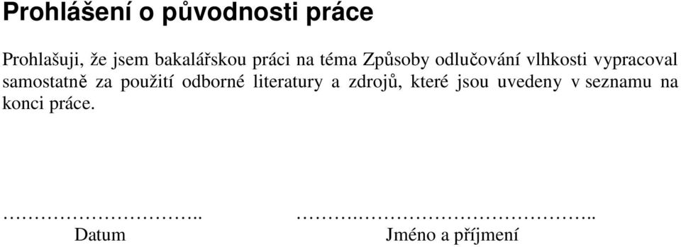 yracoal saostatně za oužití odborné literatury a