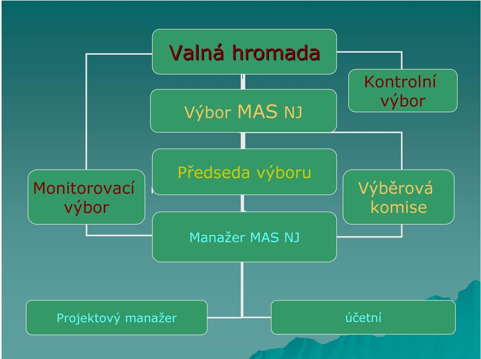 výbor Předseda výboru Manažer MAS