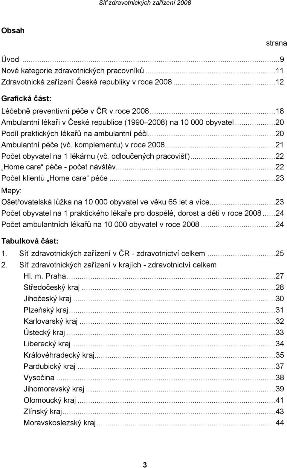 ..21 Počet obyvatel na 1 lékárnu (vč. odloučených pracovišť)...22 Home care péče - počet návštěv...22 Počet klientů Home care péče.