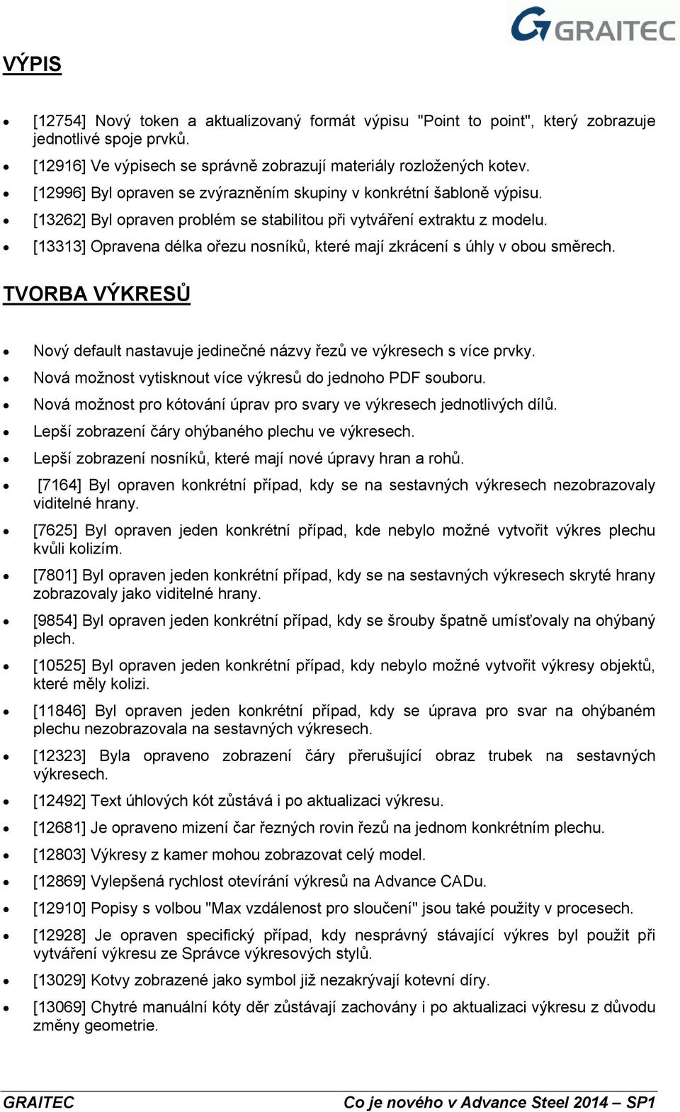 [13313] Opravena délka ořezu nosníků, které mají zkrácení s úhly v obou směrech. TVORBA VÝKRESŮ Nový default nastavuje jedinečné názvy řezů ve výkresech s více prvky.