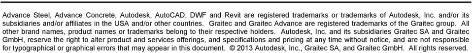 All other brand names, product names or trademarks belong to their respective holders. Autodesk, Inc.