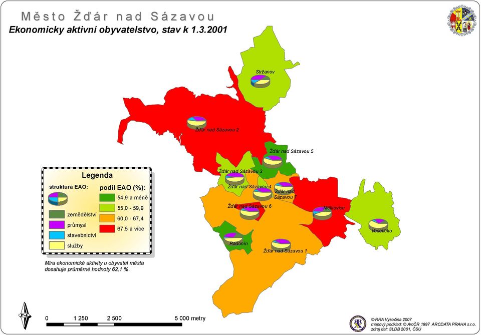 stavebnictví 55, - 59,9 6, - 67,4 67,5 a více služby Míra ekonomické