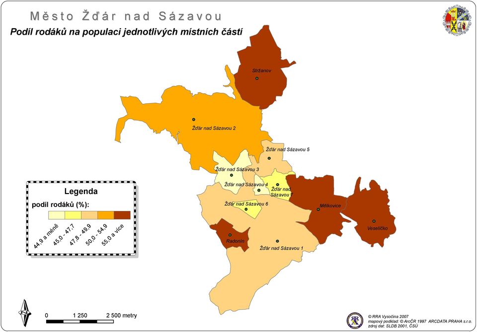 45, - 47,7 47,8-49,9 5, - 54,9 55, a více 1