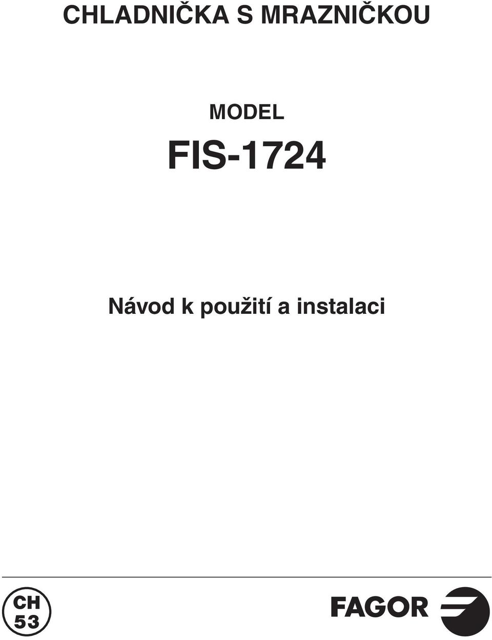 FIS-1724 Návod k