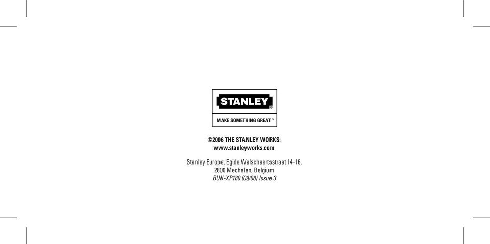 com Stanley Europe, Egide