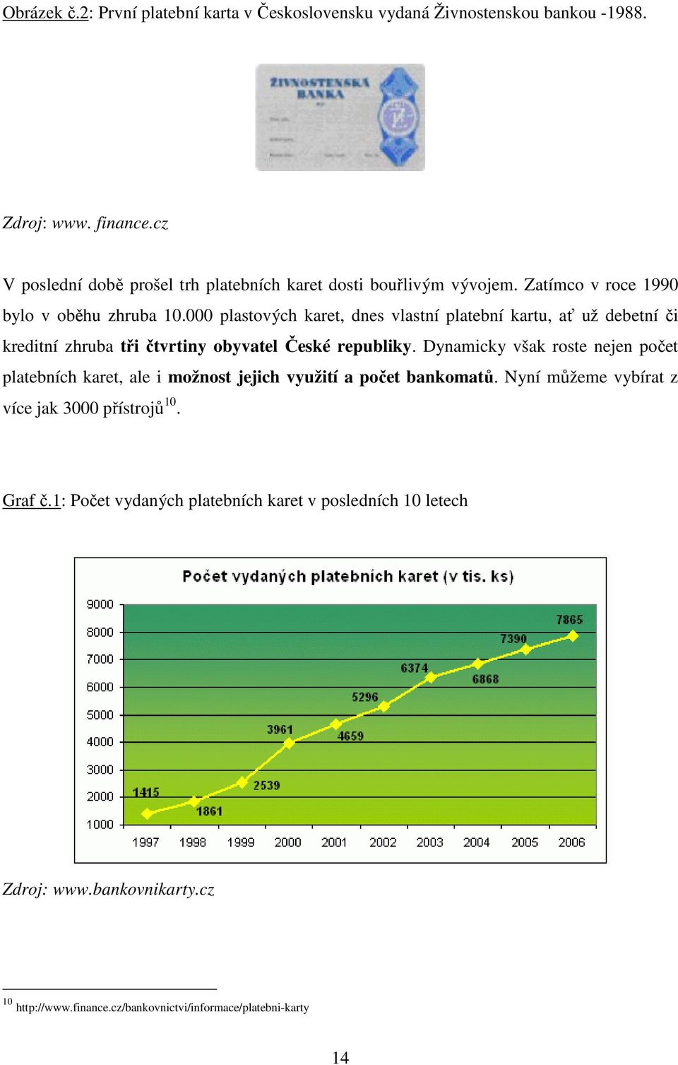 000 plastových karet, dnes vlastní platební kartu, ať už debetní či kreditní zhruba tři čtvrtiny obyvatel České republiky.