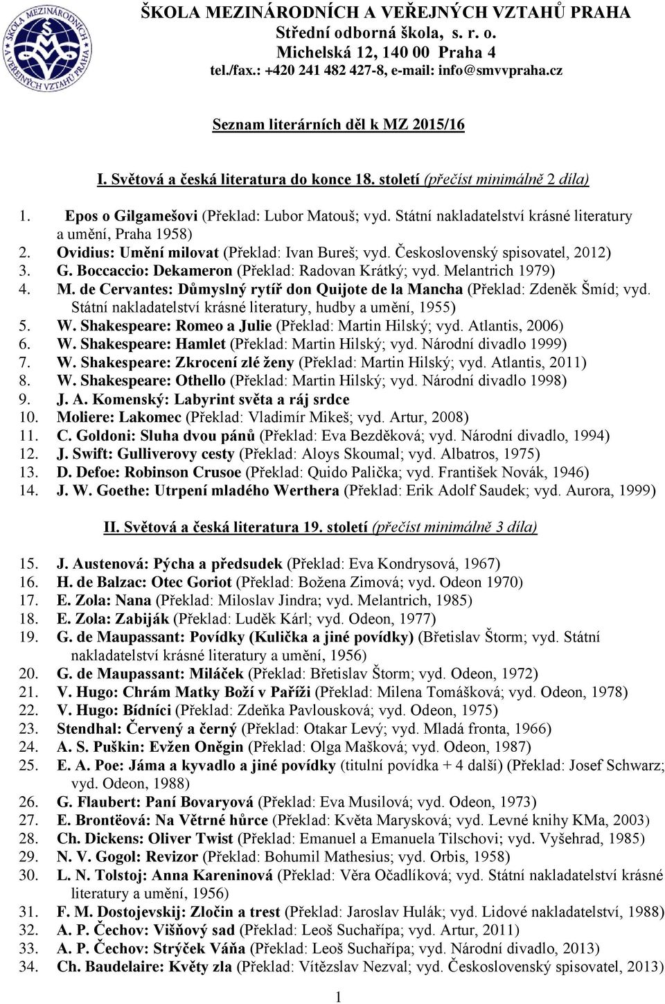 Státní nakladatelství krásné literatury a umění, Praha 1958) 2. Ovidius: Umění milovat (Překlad: Ivan Bureš; vyd. Československý spisovatel, 2012) 3. G.