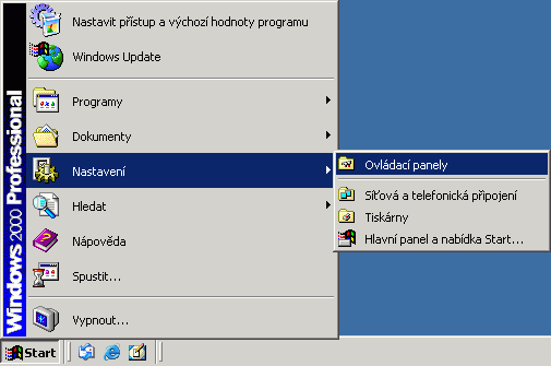 Konfigurace PPPoE připojení v OS Microsoft Windows 2000 Strana 6 (celkem 8) Na Ploše by se měla objevit ikona Connection through... Na tuto ikonu poklepejte levým tlačítkem myši.