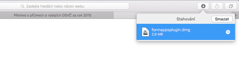 7 MacOS Safari Popis instalace FormApps Pluginu pro Safari vychází z verze 8.0.3. Vzhled dialogů pro jiné verze se může mírně odlišovat.