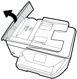 b. Přesuňte vozík zcela doleva tiskárny a pokračujte stejně jako v předchozím kroku odstranění potrhaných částí. 5. Zavřete dvířka pro přístup k inkoustovým kazetám. 6.