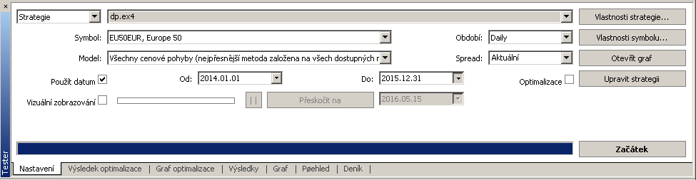 Obrázek 3.3: MetaEditor a jazyk MQL.