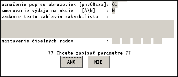 VSTUP / OPRAVA Nastavenie programu Pred prácou je treba nastaviť niekoľko parametrov. Prejdite do časti VSTUP/OPRAVA, kde zvoľte ponuku ZÁKAZKY / PARAMETRE VYST. ZÁKAZIEK.