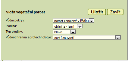 Půdní bloky Identifikovány automaticky Možno odebrat PB/DPB Pro každý zasažený půdní blok