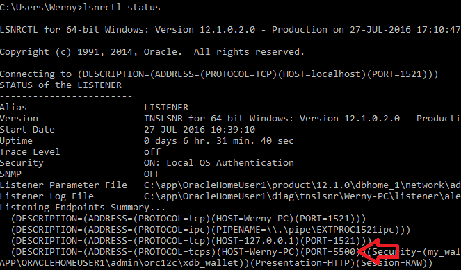 2.5.1 Jak zjistit číslo portu EM Database Express Po instalaci softwaru Oracle Database 12c se v posledním kroku zobrazí url adresa včetně čísla portu, na kterém je nástroj EM Database Express k