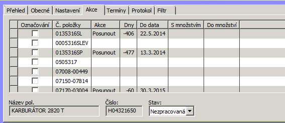 3.3.5 Vyřešení odchylek Pokud vzniknou odchylky (objem, termíny, výrobní kapacity a materiál) a vlastní výroba není schopna zajistit splnění požadavků v plánu výroby, zpracuje manažer výroby