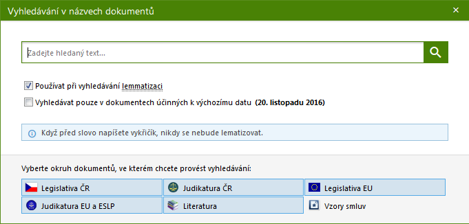 Na kartě doplňky pak naleznete seznam dostupných doplňků. Více o doplňcích naleznete v samostatné kapitole. 2.