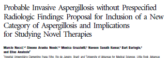 Výsledky: HRCT at the time of IPA diagnosis (163/181) predominant imaging findings 0% 20% 40% infiltrates (bilateral) 29% 1% halo infiltrates (unilateral) 12% 25%