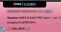 ZÁKLADNÍ MANUÁL PRO PRÁCI V IS VŠFS Obrázek 3 Základní nabídka aplikace Student V levé části webové stránky IS najdete důležitý odkaz Student.