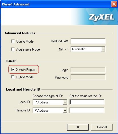 šifry. k. Pokud používáme externí autentifikaci, zapneme tuto volbu v Advanced Settings l.