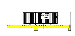 Brána ESPACE posuvná na koľajnici Rám brány: profil Jokel F40 Výplň: Zvarovaná sieť 5x5cm, AXIS, Jokel Povrchová úprava: epoxizinok + polyester Farba: biela (RAL9010), zelená (RAL6005), Iné farebné