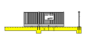 Brány ESPACE PLUS posuvné na koľajnici Rám brány: profil Jokel F60 Výplň: Zvarovaná sieť 5x5cm, AXIS, Jokel Povrchová úprava: epoxizinok + polyester Farba: biela (RAL9010), zelená (RAL6005), Iné