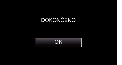 Začínáme Nastavení dotykového panelu Upravuje stupeň odezvy dotykové obrazovky 1 Klepněte na MENU 6 Klepněte na OK 0 Nastavení je u konce a dojde k návratu na obrazovku s menu 2 Klepněte na NASTAVENÍ
