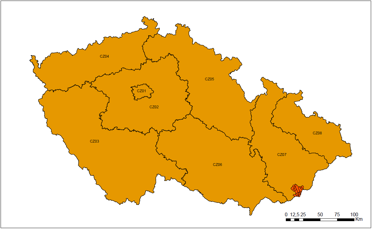 Z administrativního hlediska Bojkovsko není jednotný region, je tvoře obcemi spadajícími pod různé administrativní jednotky.