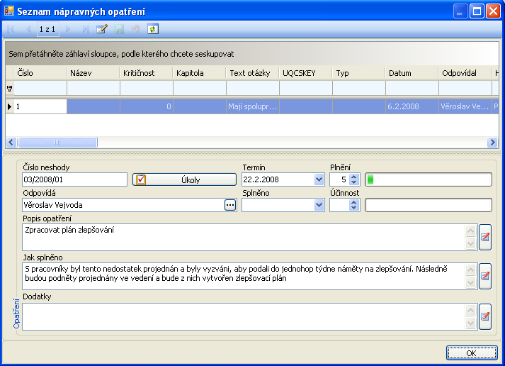 9.5.7 Export údajů do MS Excel K exportu dojde, pokud je na počítači uživatele tento produkt MS Office