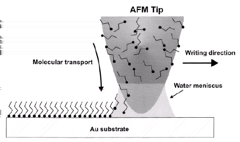 Skenovací nanolitografie AFM litografie silová