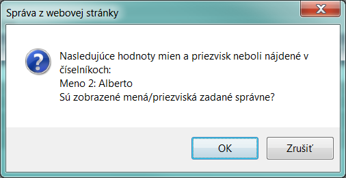 9) Po stlačení tlačidla Potvrdiť v ľavej dolnej časti obrazovky sú zmeny uložené v IS REGOB.