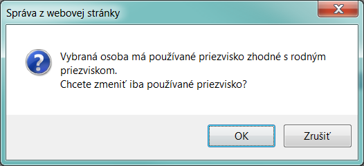 5) Po stlačení tlačidla Potvrdiť v ľavej dolnej časti obrazovky sa zmeny uložia v IS REGOB. 4.1.