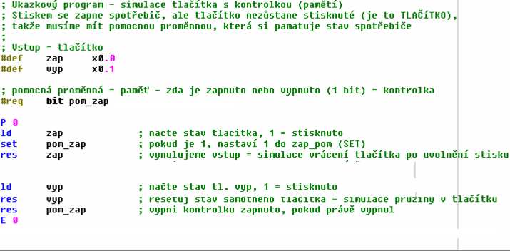 Studený pro typ restartu PLC. o Nyní uvidíte, že panel zobrazuje výchozí hodnoty proměnných, které jsme zadali v polích hodnota pro nastavení.