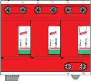 vnější ochrana před bleskem ČSN EN 62305-4 Rozdělení bleskového proudu DEHNventil M TNC trafostanice