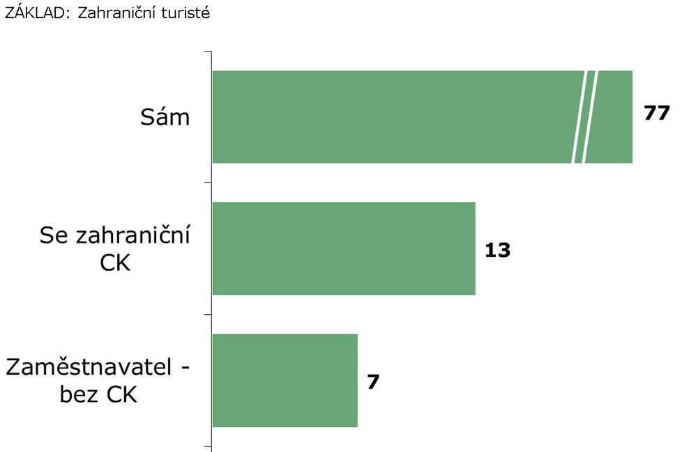 Forma návštěvy Individuální návštěvník Návštěvu si organizuje sám nebo 91,9 mu ji organizuje CK, ale přijíždí sám Skupinový