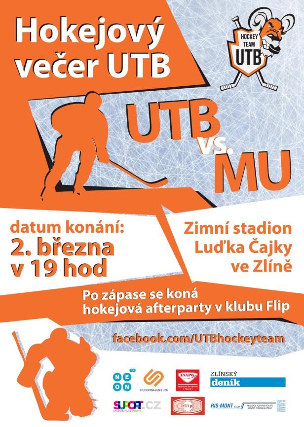 Sportovní aktivity na UTB ve Zlíně Vysokoškolský sportovní klub, více informací na www.sport.utb.